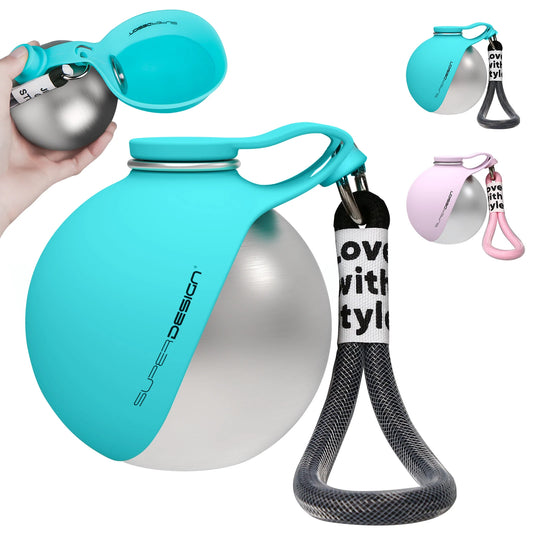 Stay Hydrated on the Go: The Ultimate 2-In-1 Portable Dog Water Bottle for Small Dogs - Leak-Proof, Compact, and Stylish Stainless Steel & Silicone Design