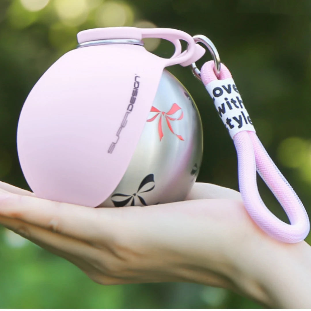 Stay Hydrated on the Go: The Ultimate 2-In-1 Portable Dog Water Bottle for Small Dogs - Leak-Proof, Compact, and Stylish Stainless Steel & Silicone Design
