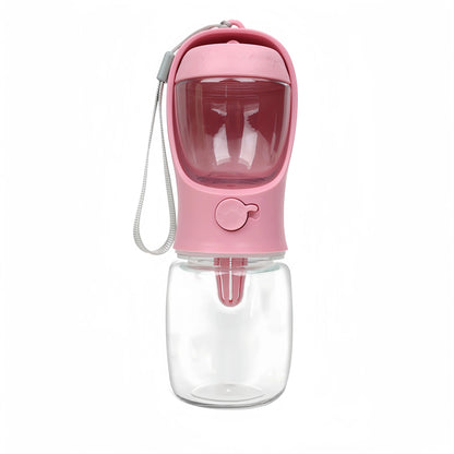 Portable Water Bottle for Dogs and Cats - Convenient Food and Water Container for Outdoor Adventures