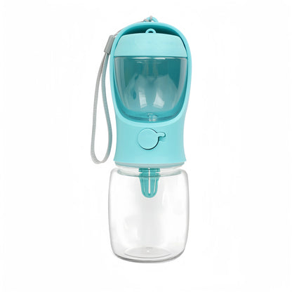 Portable Water Bottle for Dogs and Cats - Convenient Food and Water Container for Outdoor Adventures